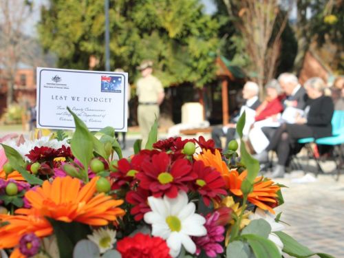 Anzac Day services at Mount Beauty