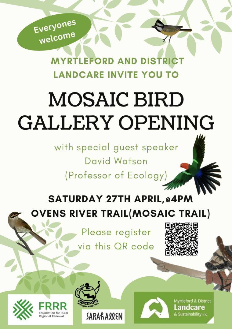 Mosaic Bird Gallery Opening
